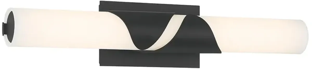 Minka Lavery Grafton LED 24-in Dark Matte Black Indoor Vanity Light