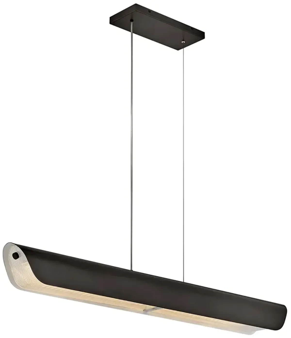 Fredrick Ramond Chandelier Arco Medium Linear Black Oxide