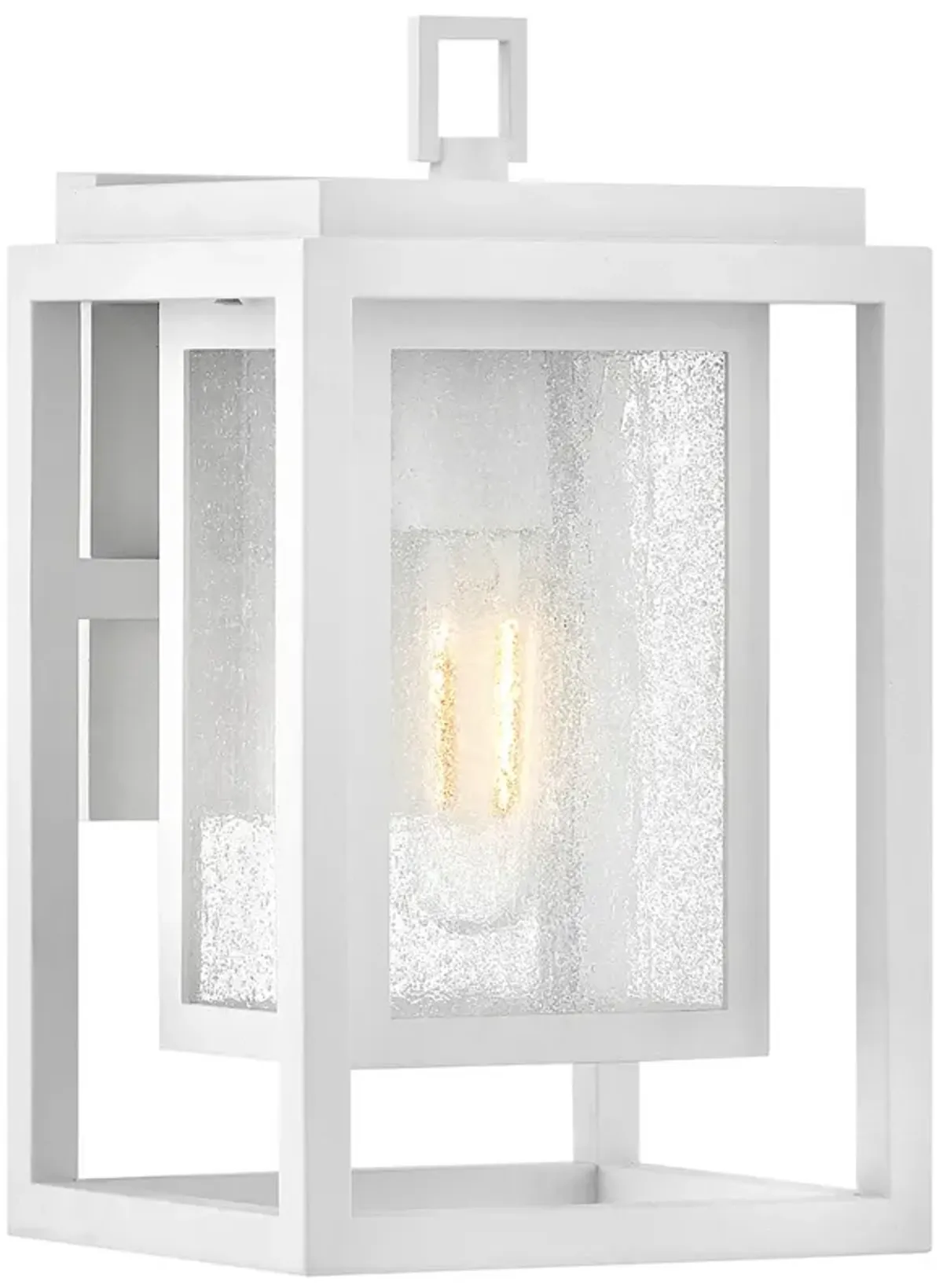 Hinkley Outdoor Republic Small Wall Mount Lantern Textured White