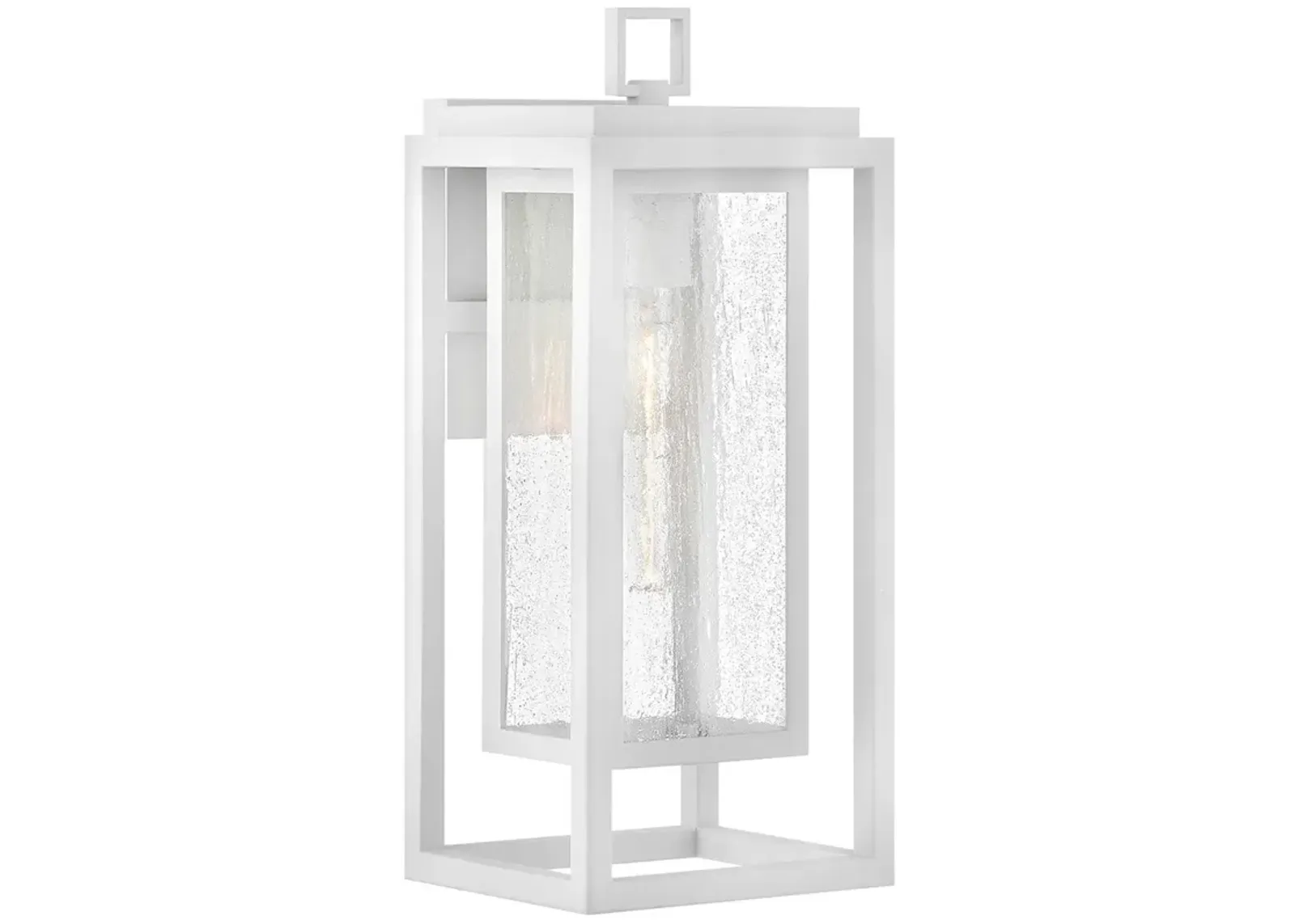 Hinkley Outdoor Republic Medium Wall Mount Lantern Textured White