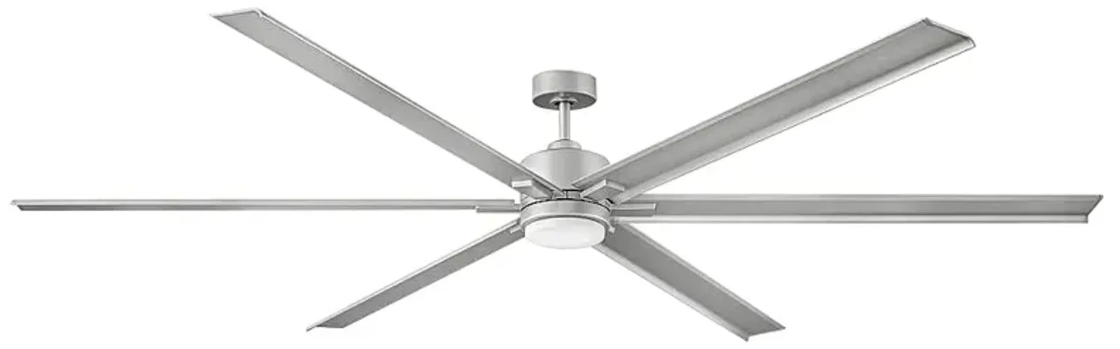 99" Hinkley Indy Maxx Brushed Nickel Outdoor LED Smart Ceiling Fan