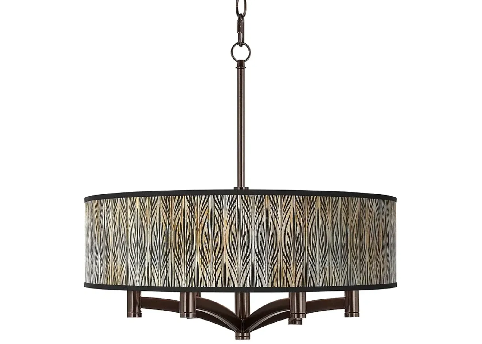 Amara Ava 6-Light Bronze Pendant Chandelier