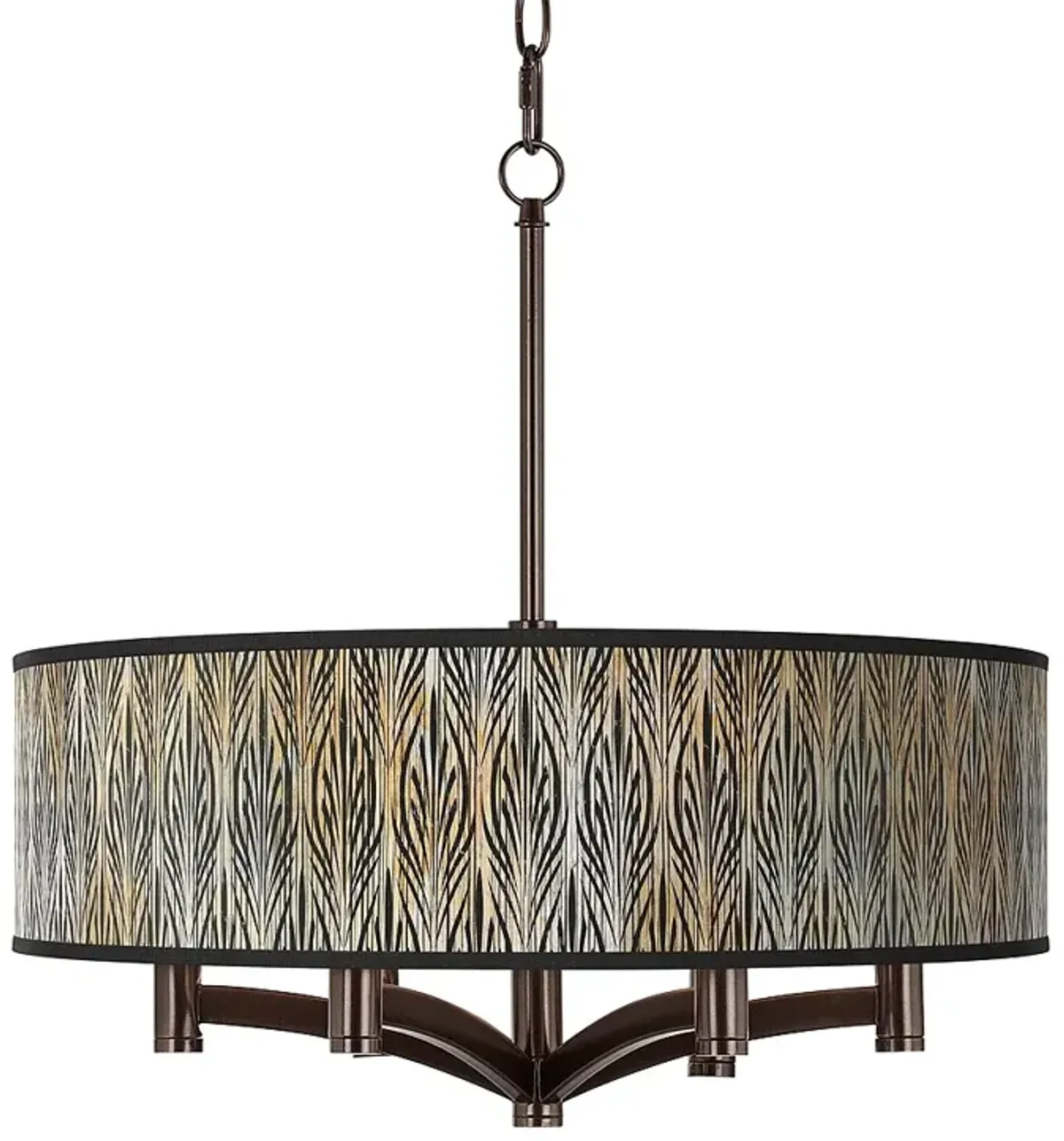 Amara Ava 6-Light Bronze Pendant Chandelier