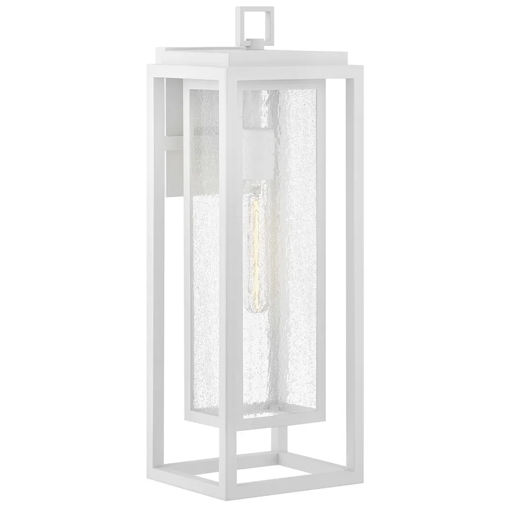 Hinkley Republic 20" High Textured White Outdoor Wall Lantern