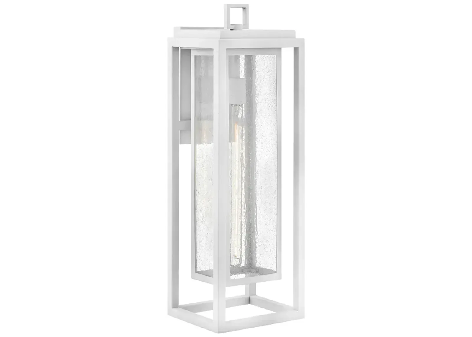 Hinkley Outdoor Republic Large Wall Mount Lantern Textured White