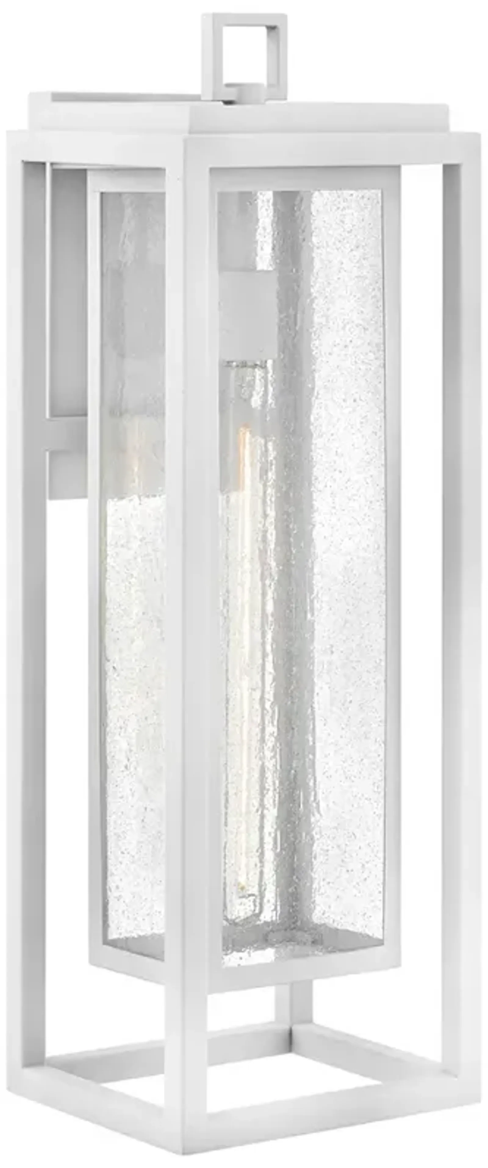 Hinkley Outdoor Republic Large Wall Mount Lantern Textured White