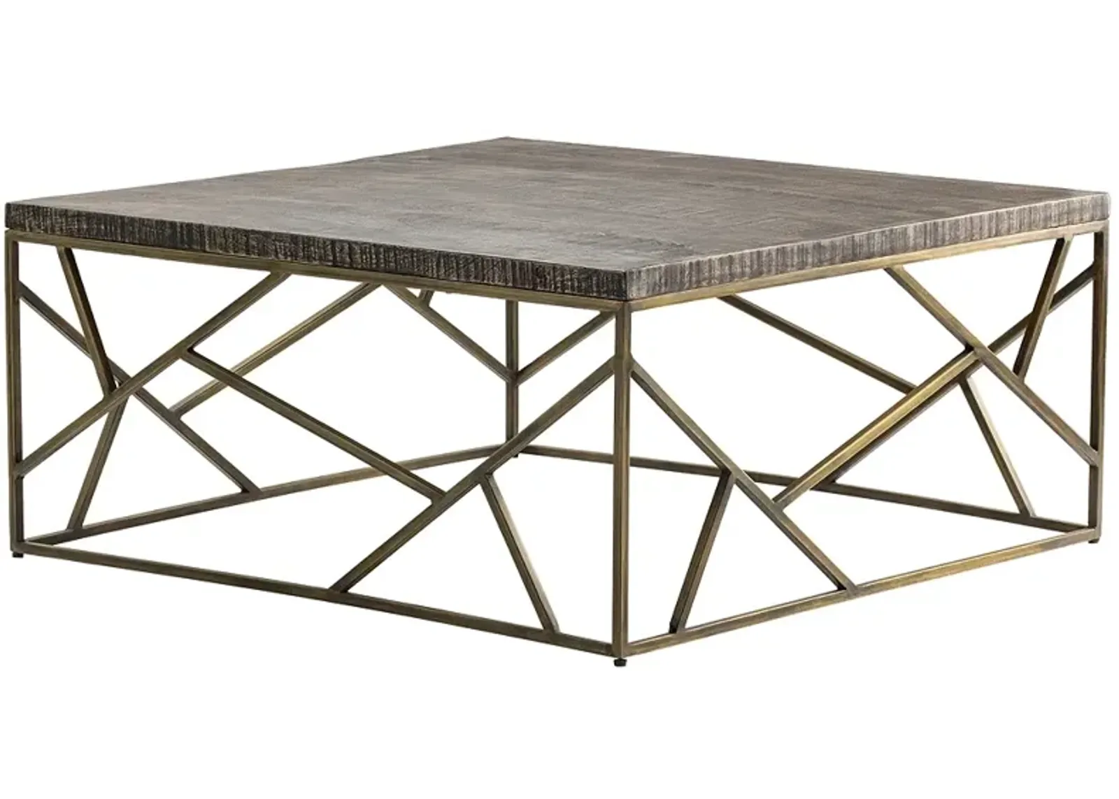 Crestview Collection Bengal Manor Crazy Cut Iron Cocktail Table