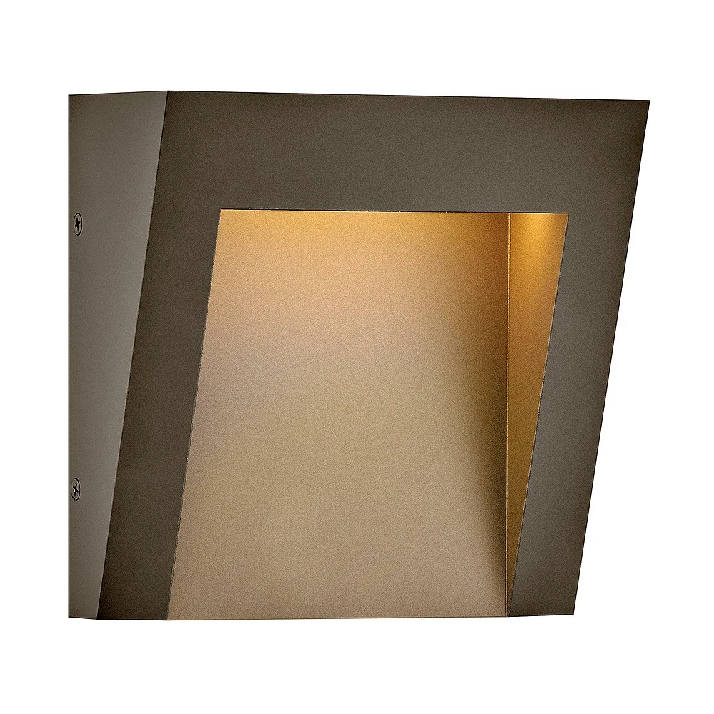 Taper 7"H Textured Oil-Rubbed Bronze LED Outdoor Wall Light