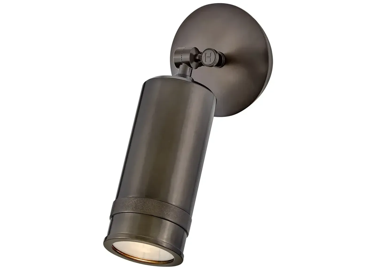 Hinkley Pratt 12 1/2" High Black Oxide Outdoor Wall Light