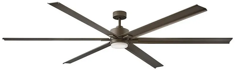 99" Hinkley Indy Maxx Matte Bronze Finish LED Large Smart Ceiling Fan