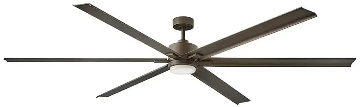 99" Hinkley Indy Maxx Matte Bronze Finish LED Large Smart Ceiling Fan