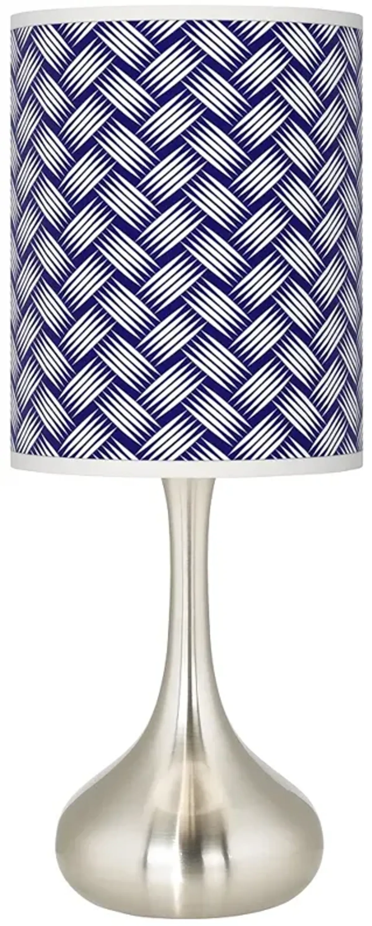 Color Weave Giclee Modern Droplet Table Lamp