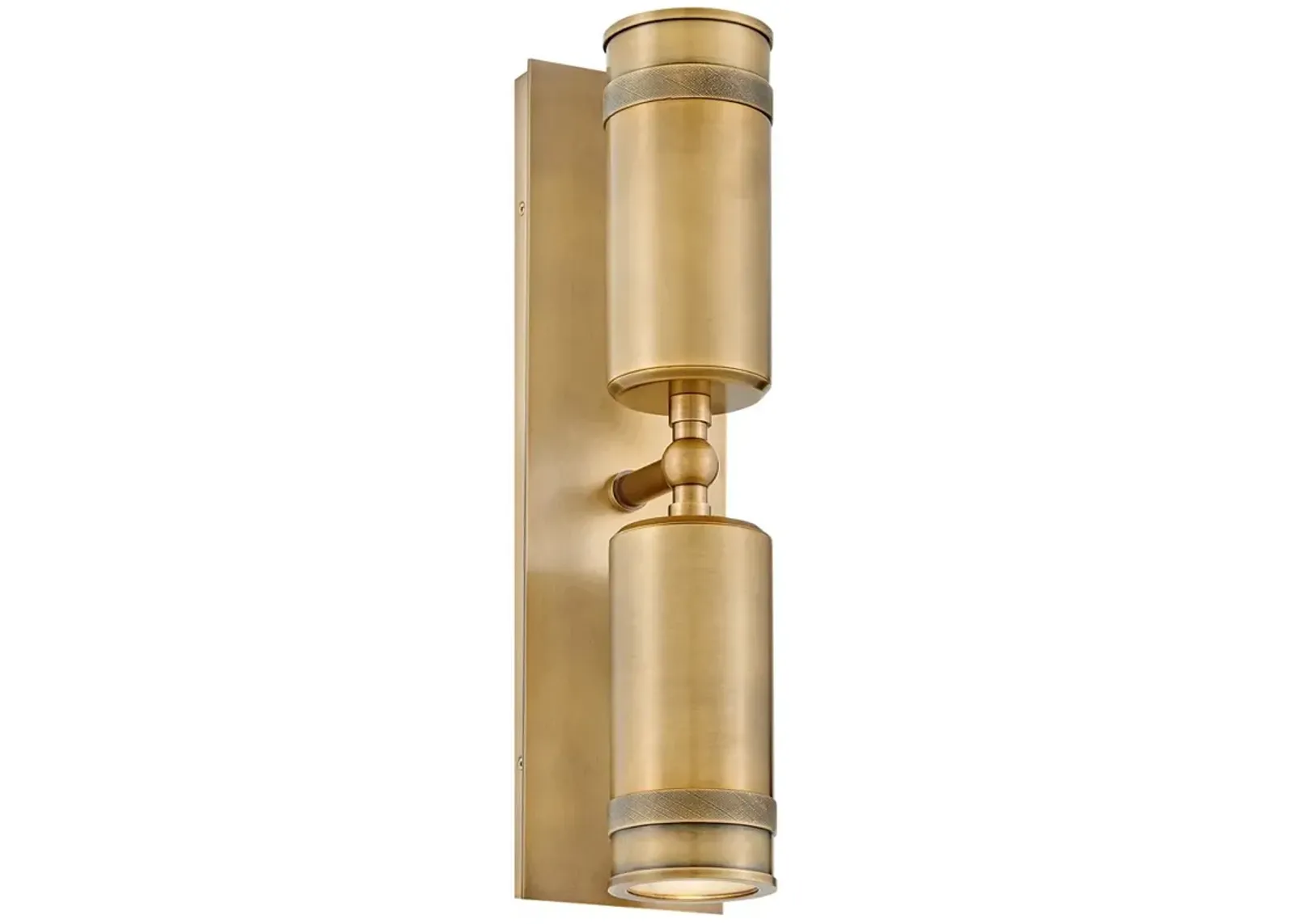 Hinkley Outdoor Pratt Medium Wall Mount Lantern Heritage Brass