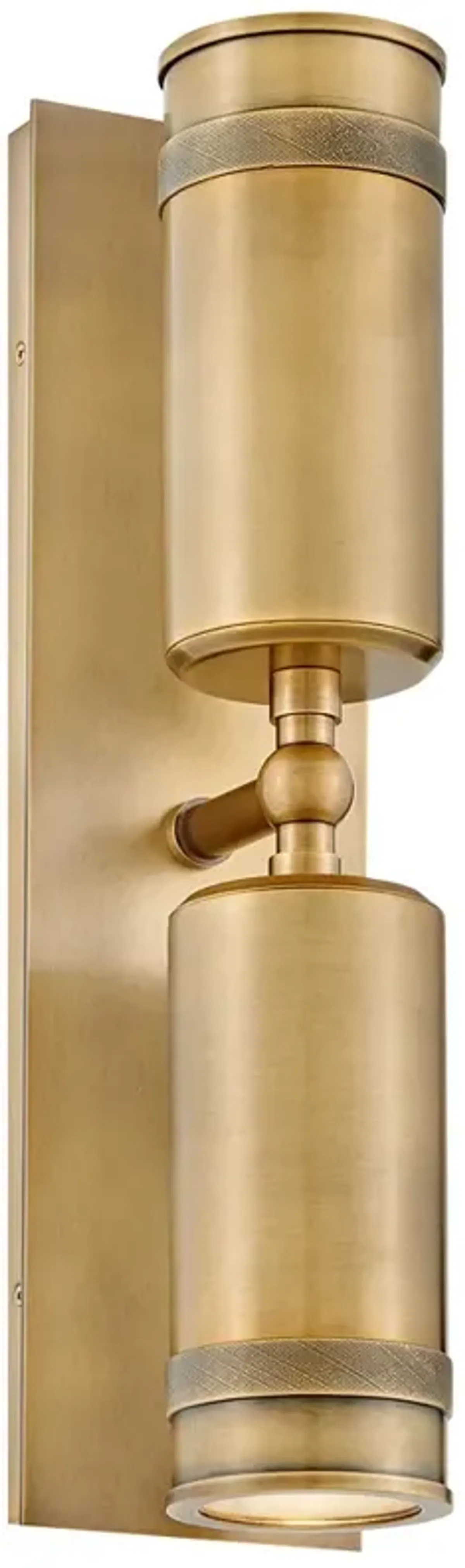 Hinkley Pratt 19"H Heritage Brass 2-Light Outdoor Wall Light