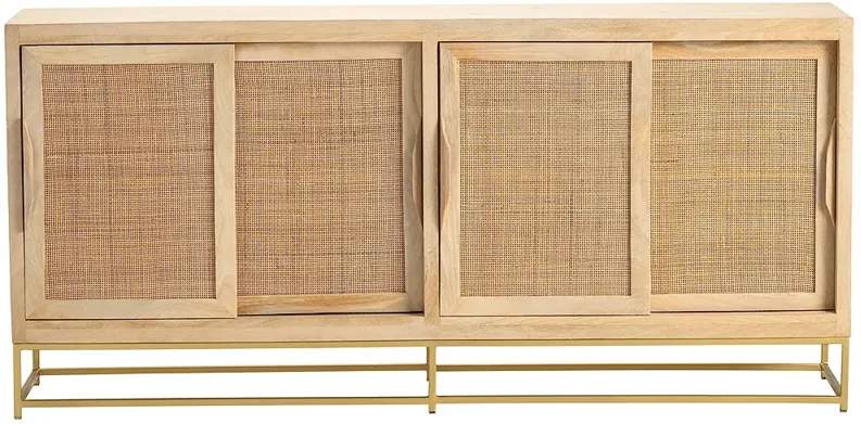 Crestview Collection Jensen Natural Cane Sideboard