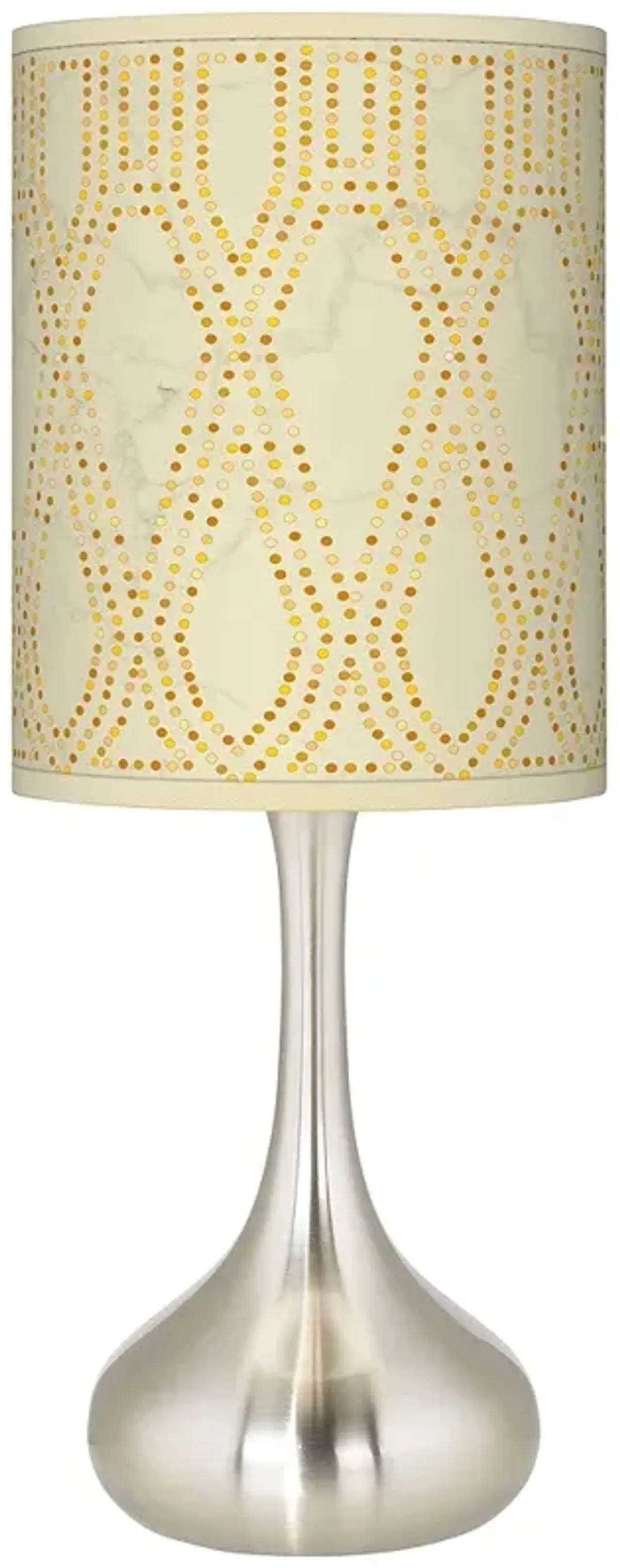 Roman Pebbles Giclee Modern Droplet Table Lamp