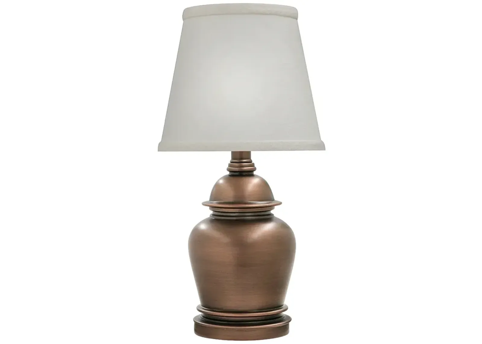 Stiffel Hanna 16" High Antique Old Bronze Mini Accent Table Lamp