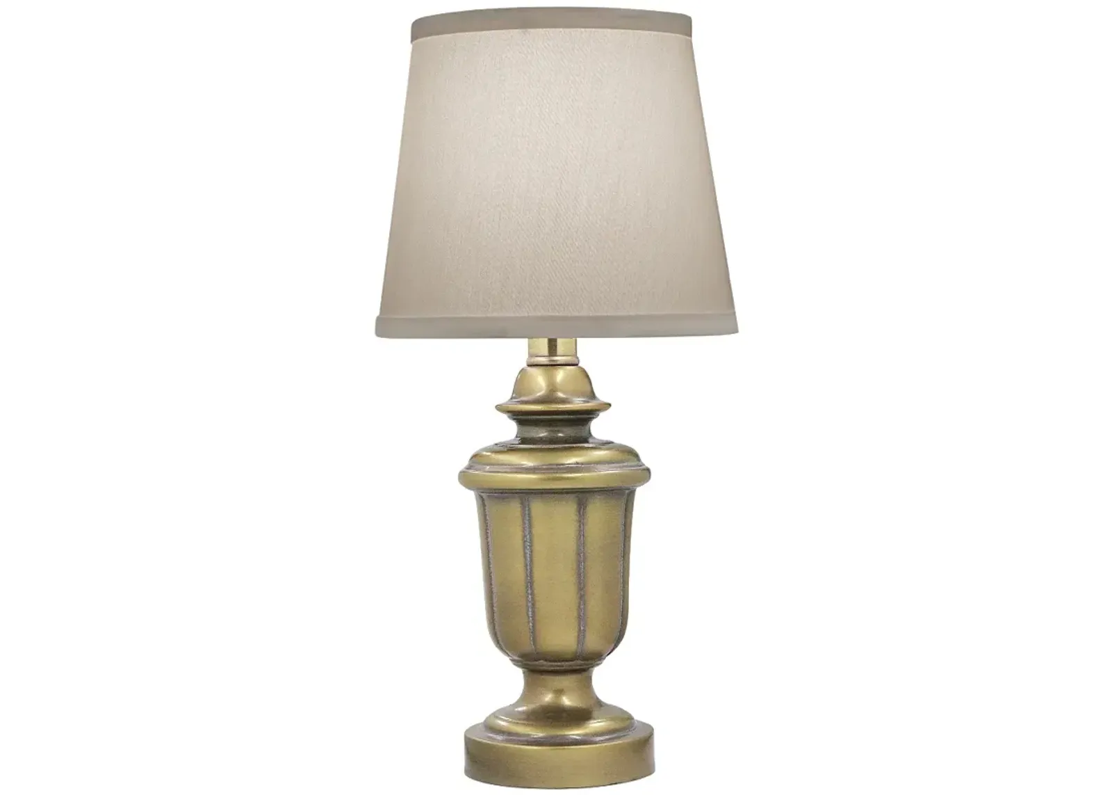 Stiffel Andrena 16" High Artisan Brass Traditional Accent Table Lamp