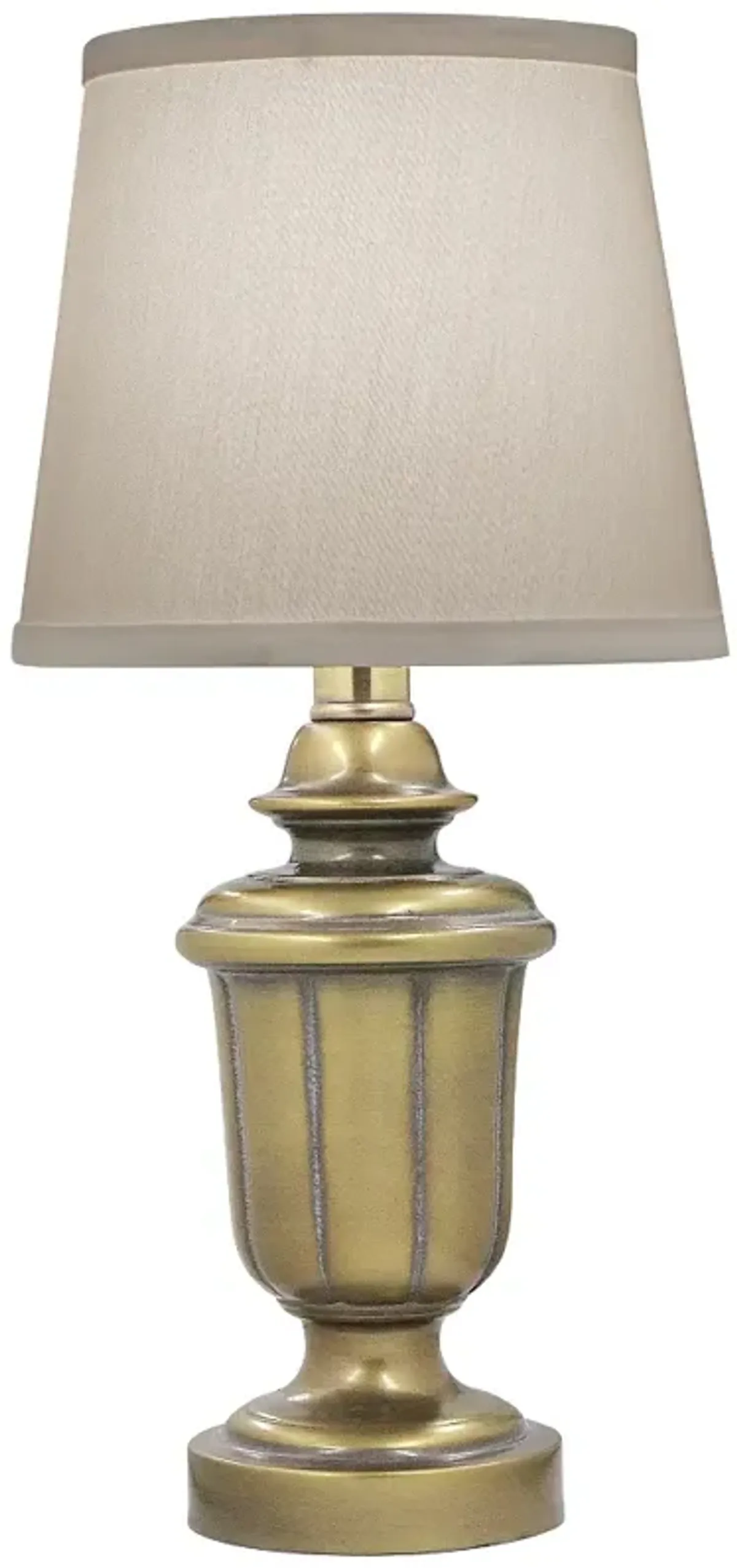 Stiffel Andrena 16" High Artisan Brass Traditional Accent Table Lamp