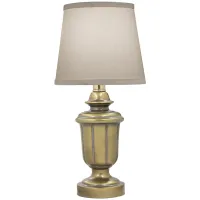 Stiffel Andrena 16" High Artisan Brass Traditional Accent Table Lamp