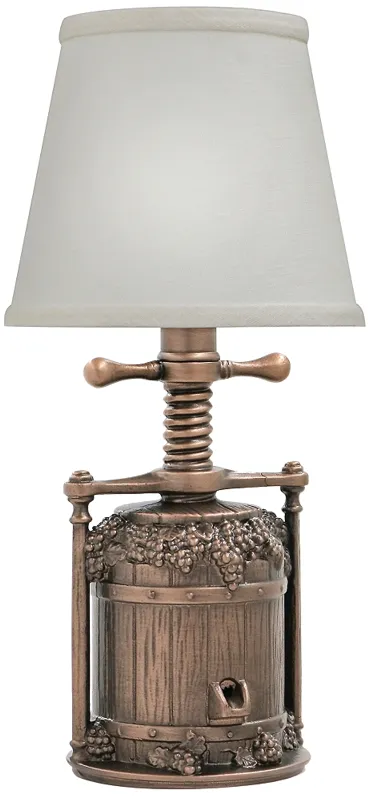 Stiffel Bing 13"H Antique Old Bronze Mini Accent Table Lamp