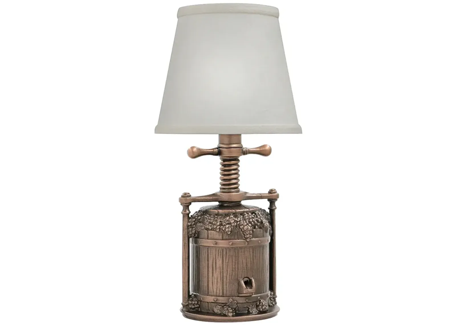 Stiffel Bing 13" Old Bronze Wine Press Mini Accent Table Lamp