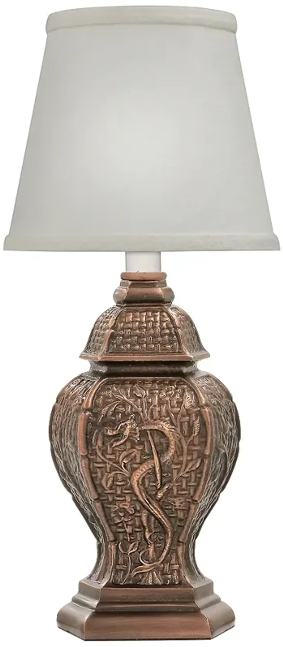 Stiffel Perth 13" High Antique Old Bronze Mini Accent Table Lamp