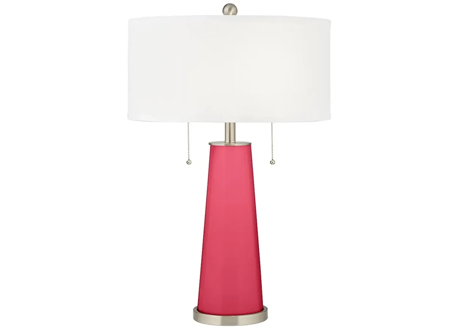 Color Plus Peggy 29 3/4" Eros Pink Glass Table Lamp