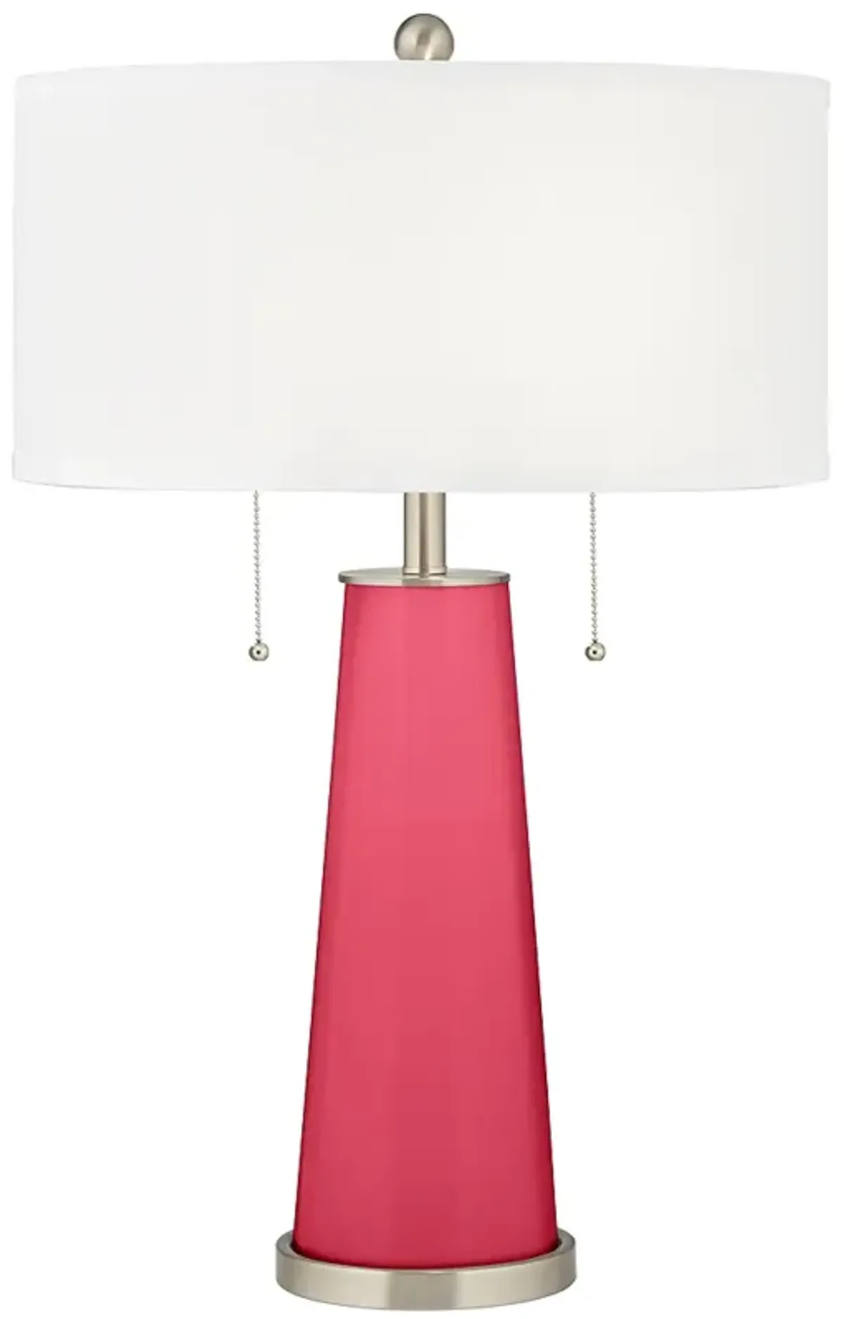 Color Plus Peggy 29 3/4" Eros Pink Glass Table Lamp