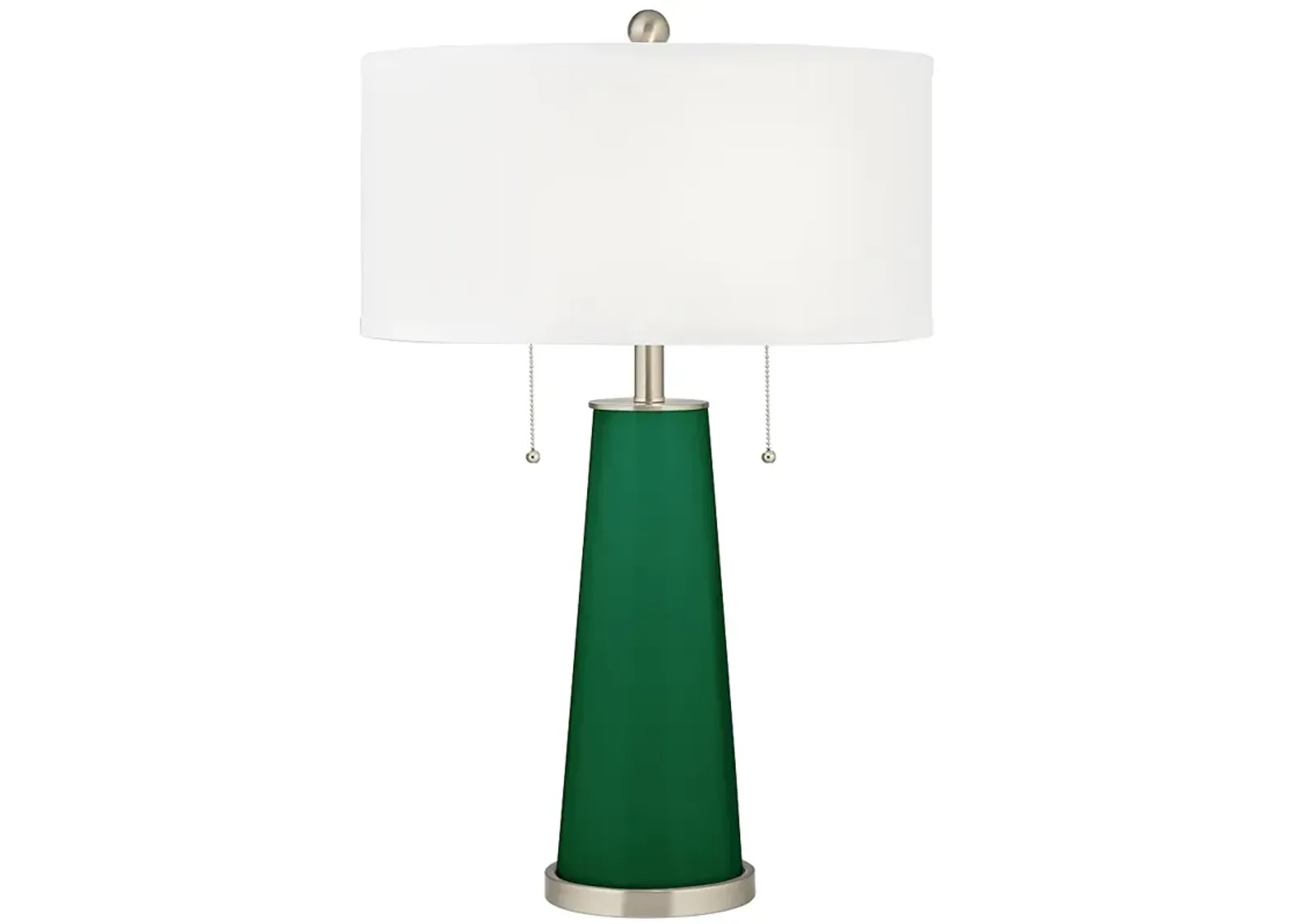 Color Plus Peggy 29 3/4" Greens Color Glass Table Lamp