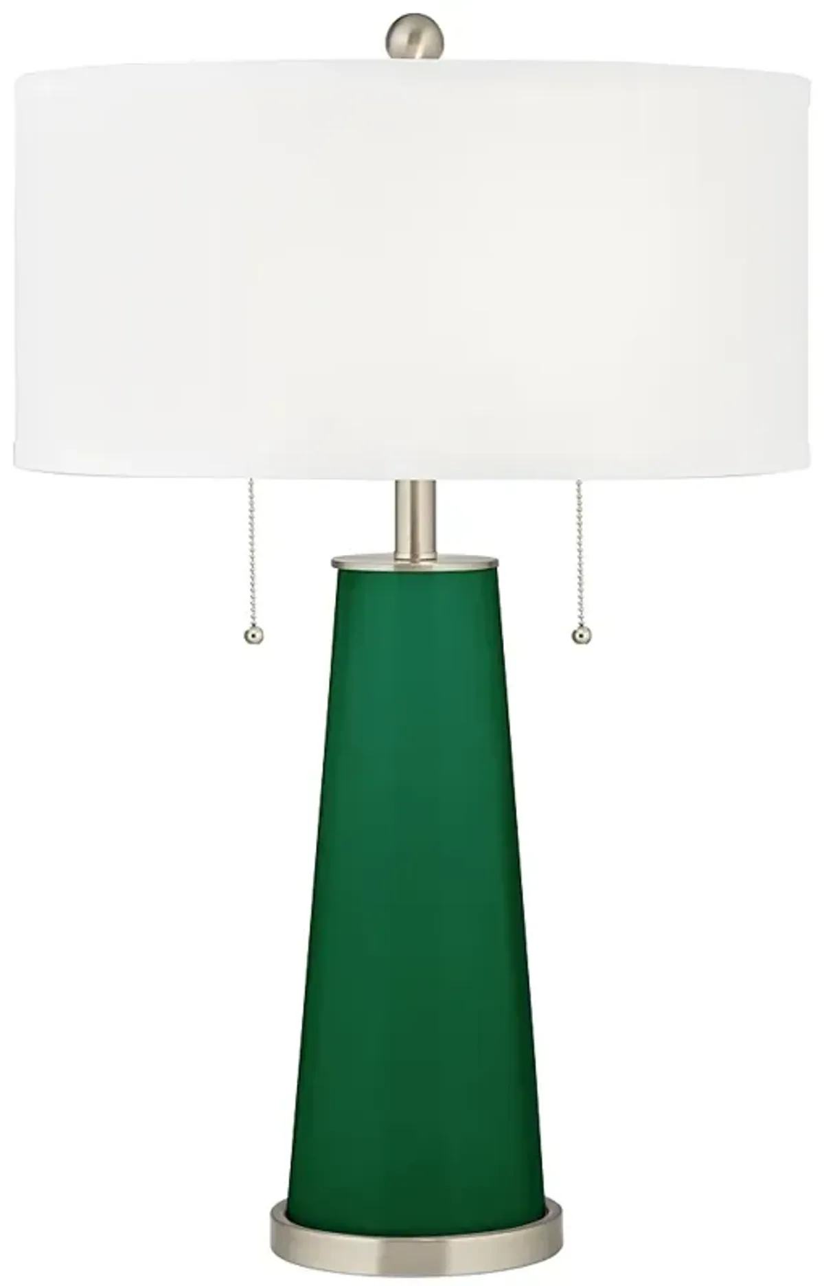 Color Plus Peggy 29 3/4" Greens Color Glass Table Lamp