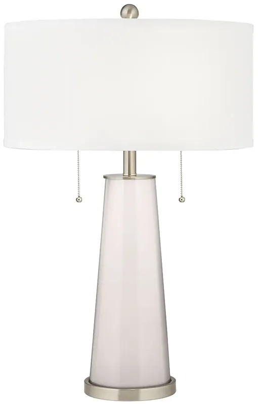 Color Plus Peggy 29 3/4" Smart White Glass Table Lamp