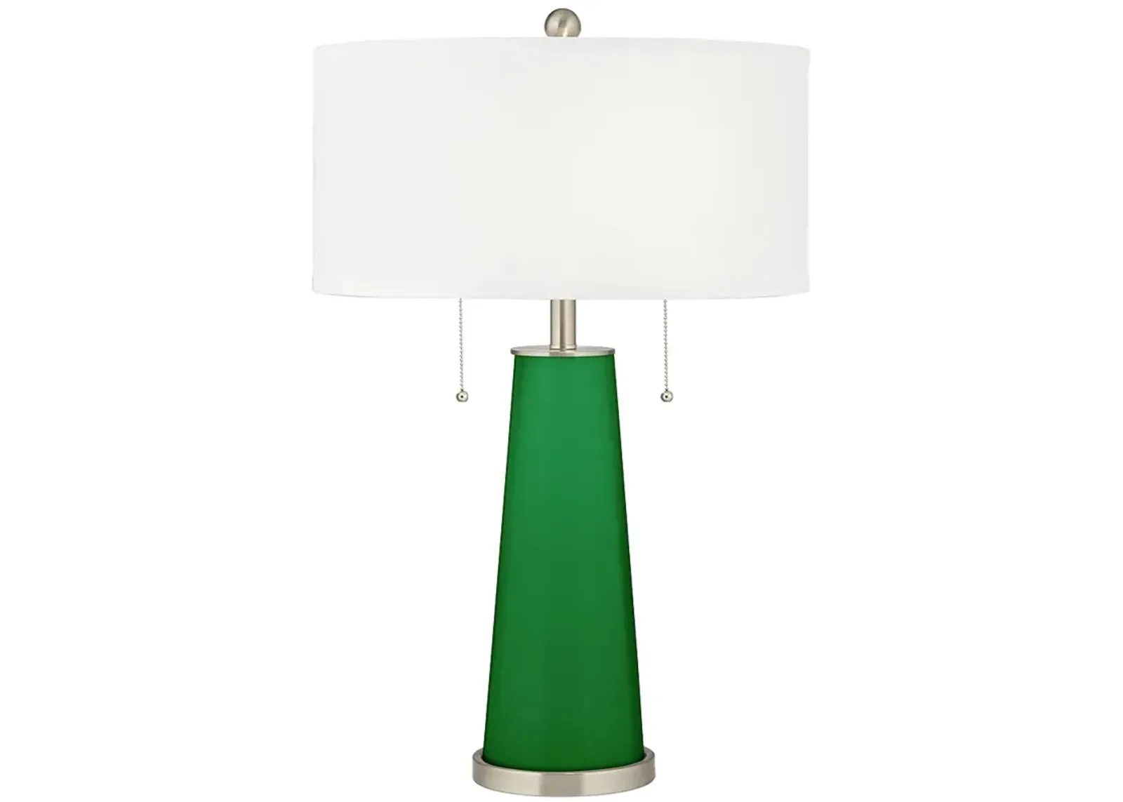 Color Plus Peggy 29 3/4" Envy Green Glass Table Lamp