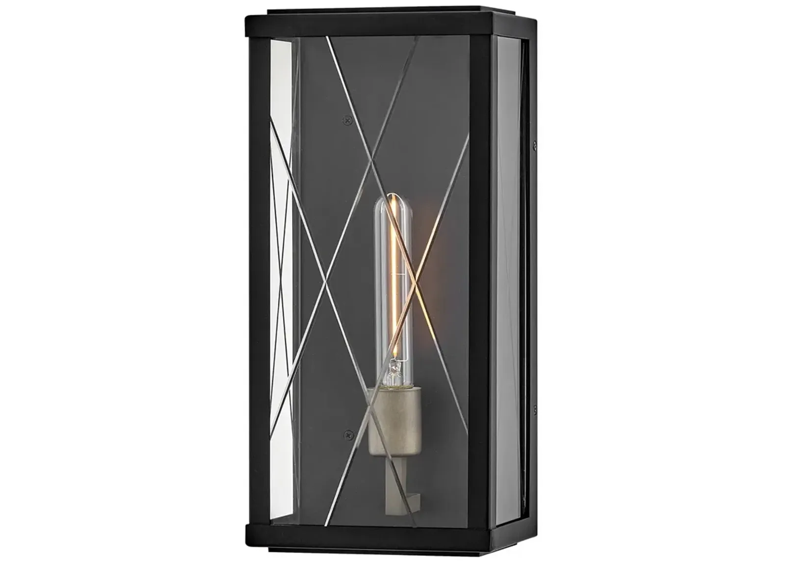 Hinkley Outdoor Monte Medium Wall Mount Lantern Black