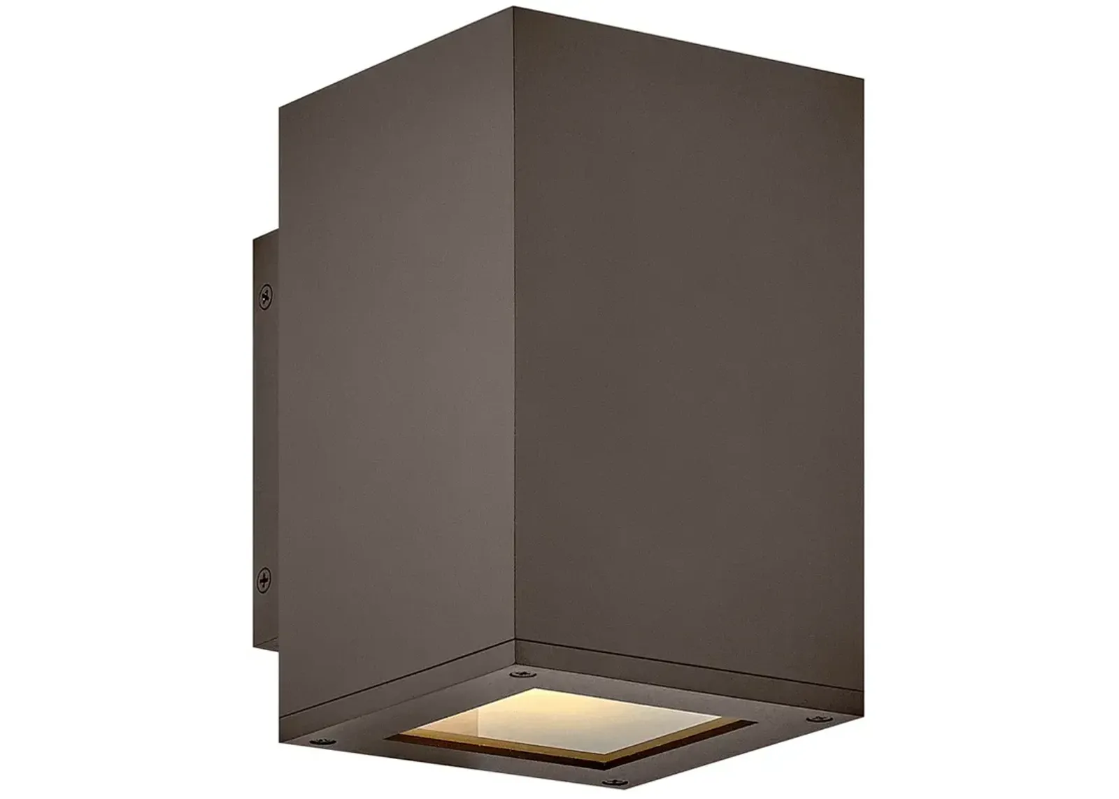 Tetra 8" High Architectural Bronze LED Outdoor Wall Light