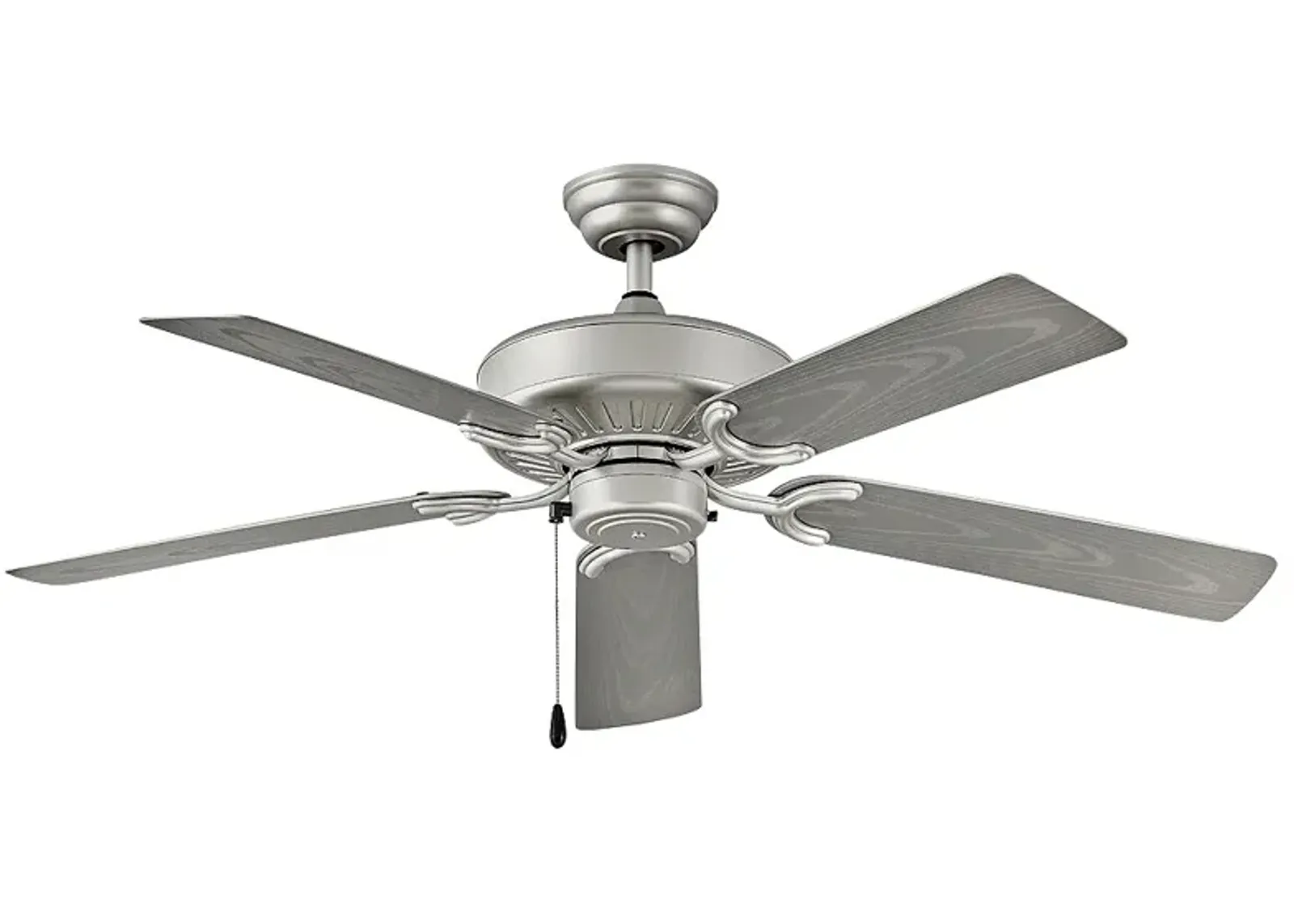 52" Hinkley Oasis Brushed Nickel 5-Blade Pull Chain Ceiling Fan