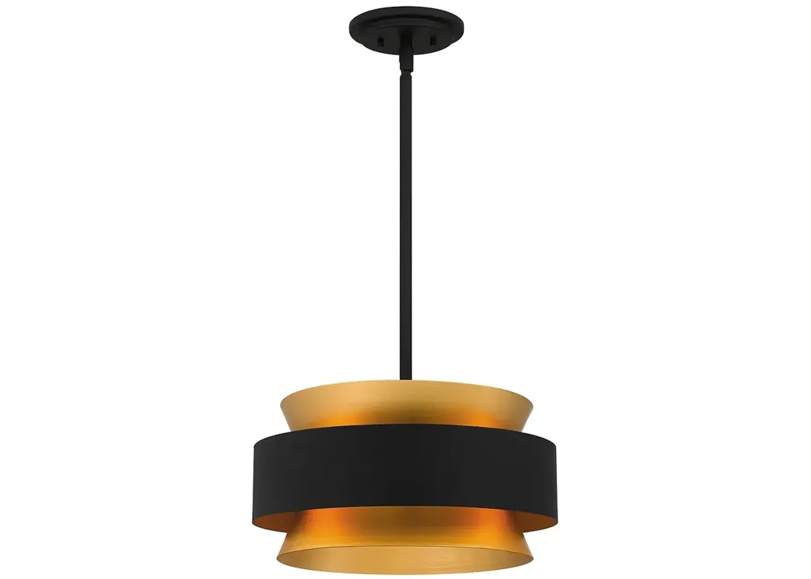 Hagley 3-Light Earth Black Pendant