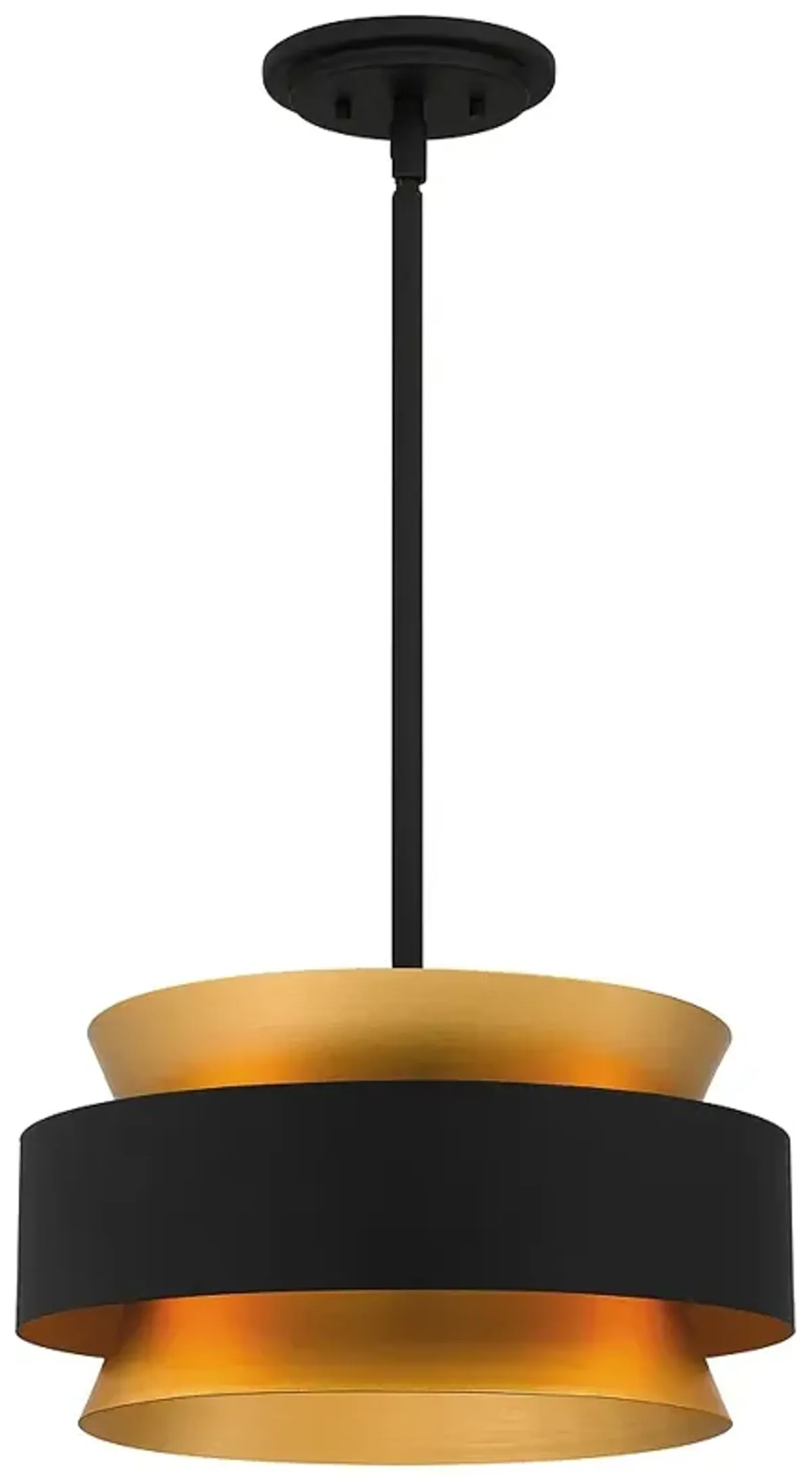 Hagley 3-Light Earth Black Pendant