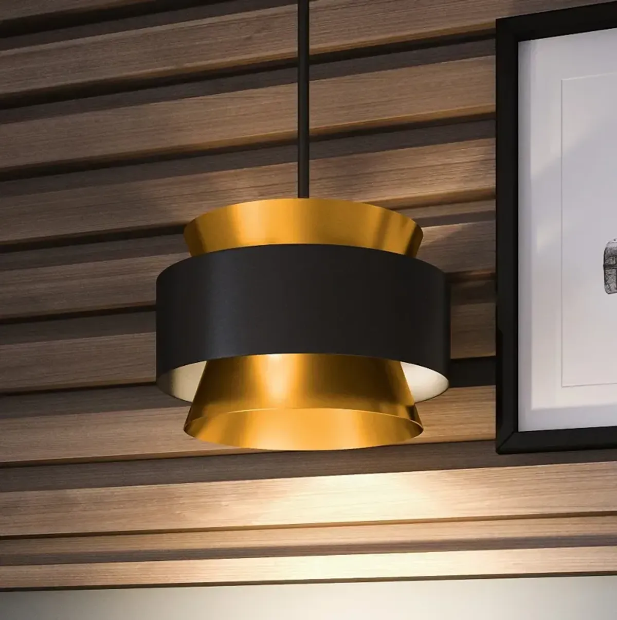 Hagley 3-Light Earth Black Pendant