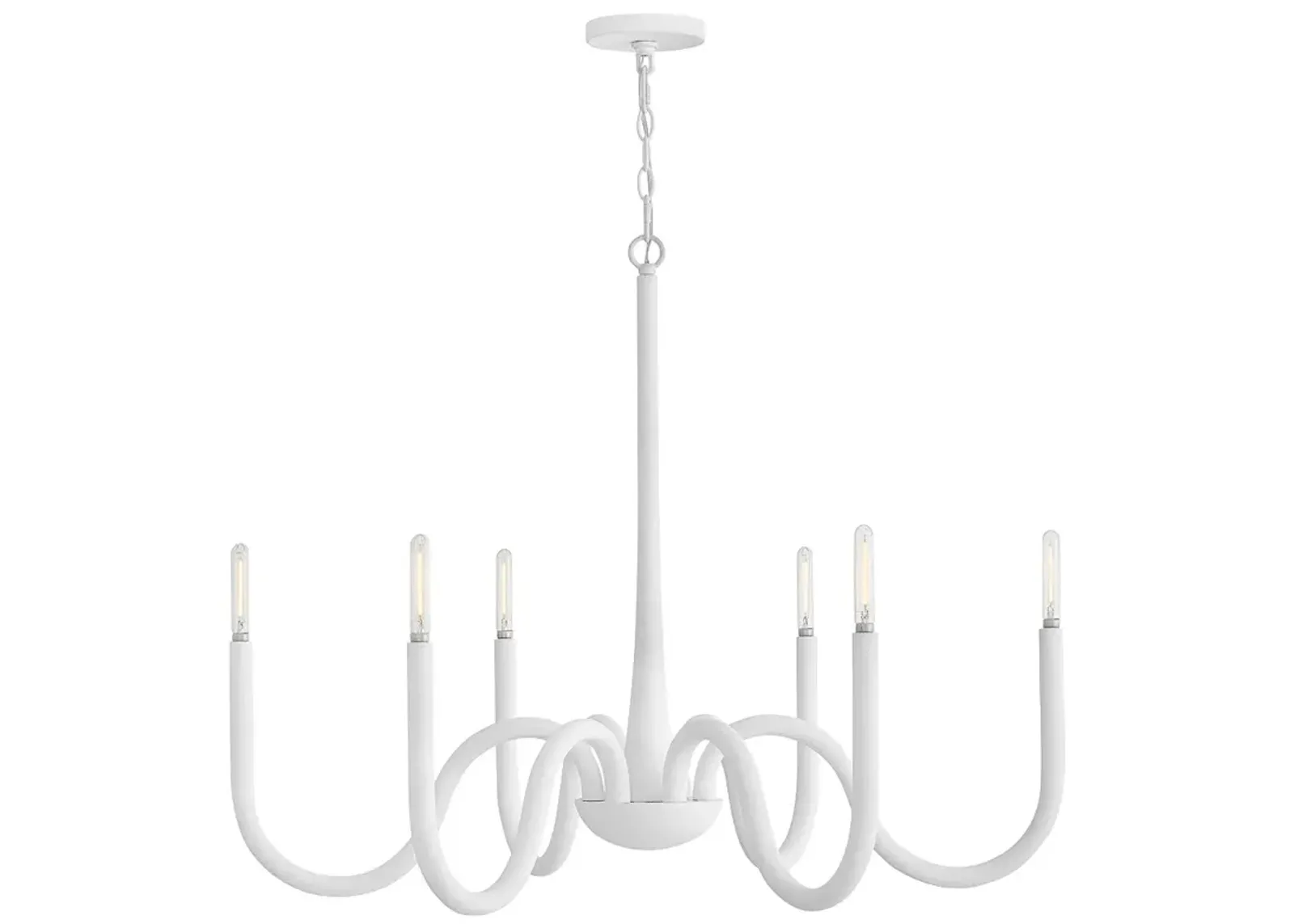 Hinkley Chandelier Maris Large Chandelier Textured Plaster