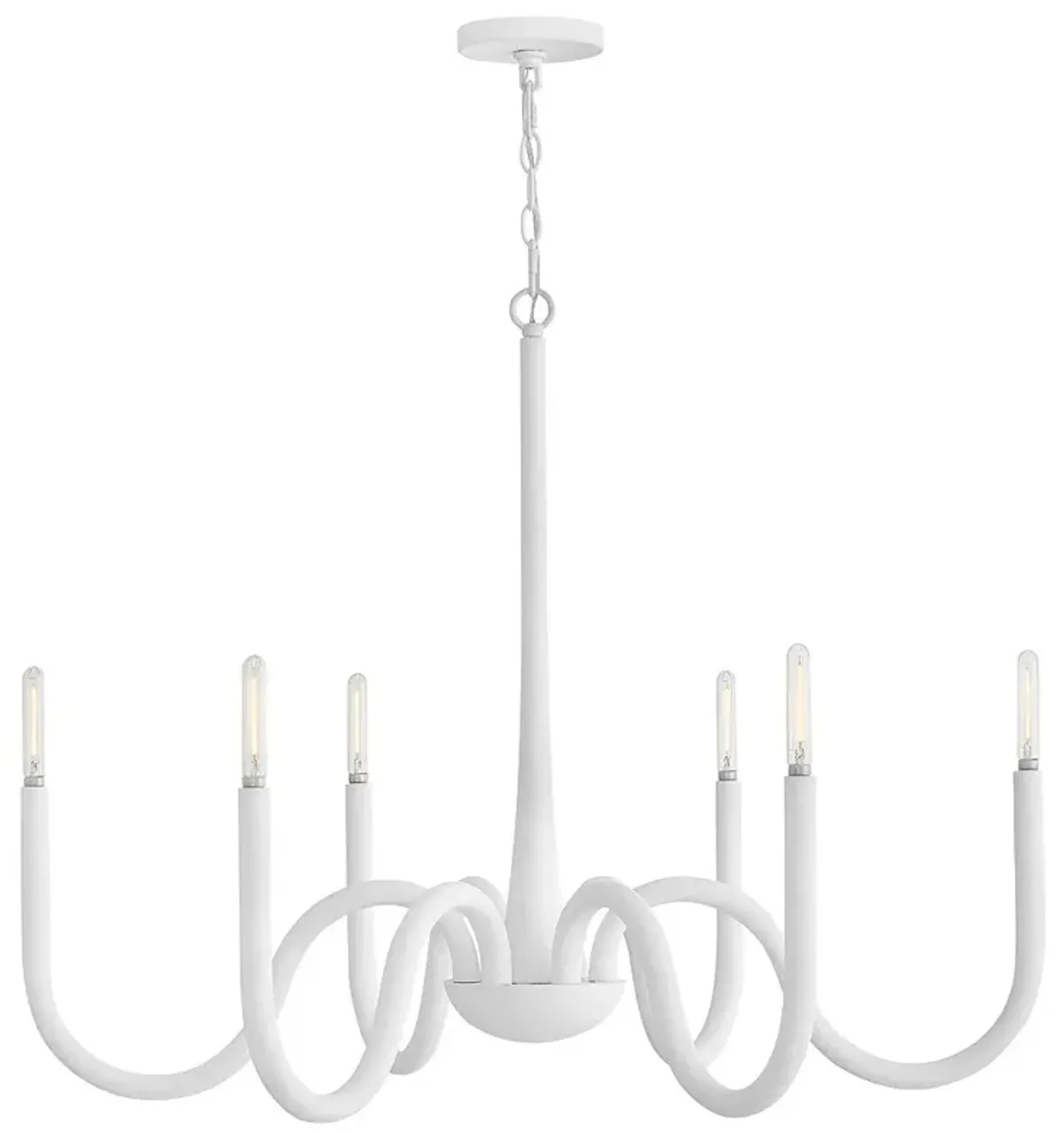 Hinkley Chandelier Maris Large Chandelier Textured Plaster