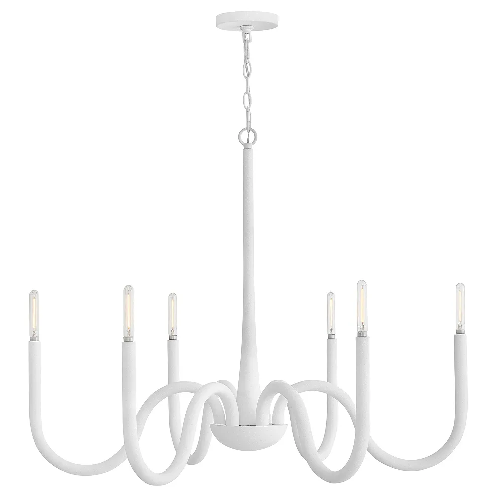 Hinkley Chandelier Maris Large Chandelier Textured Plaster