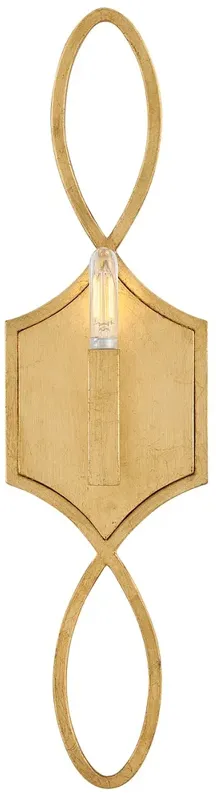 Hinkley Sconce Leona Large Sconce Distressed Brass