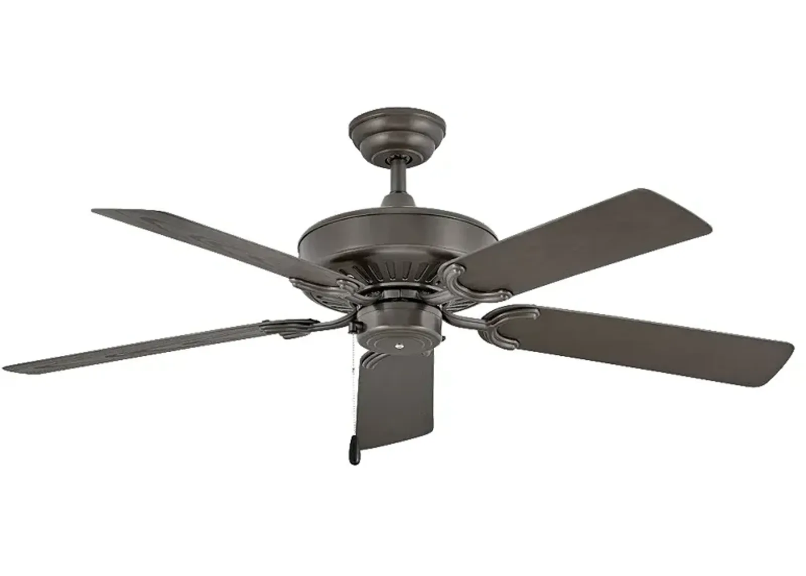 52" Hinkley Oasis Graphite 5-Blade Pull Chain Ceiling Fan