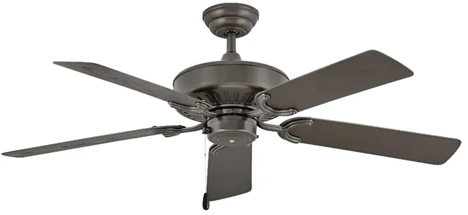 52" Hinkley Oasis Graphite 5-Blade Pull Chain Ceiling Fan