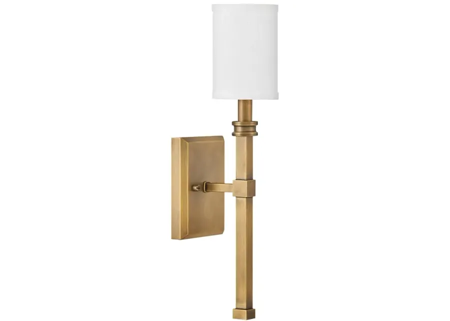 Hinkley Sconce Moore Medium Sconce Heritage Brass