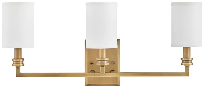 Hinkley Sconce Moore Medium Sconce Heritage Brass