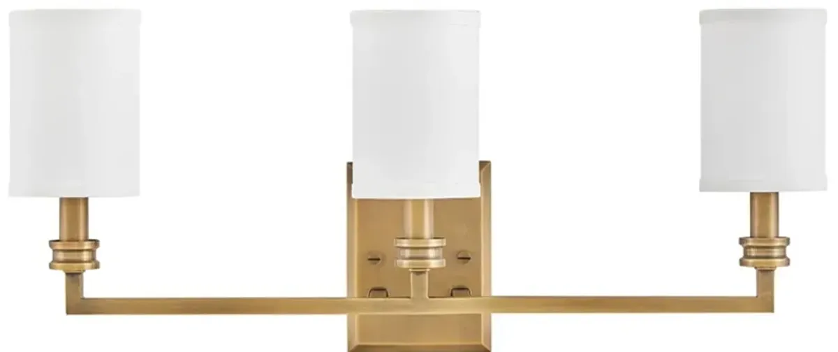 Hinkley Sconce Moore Medium Sconce Heritage Brass