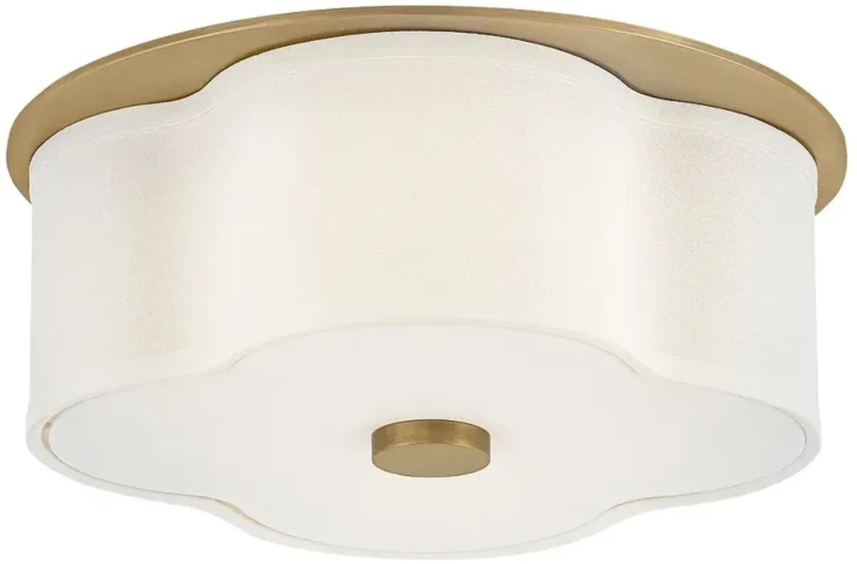 Hinkley Delaney 14" Wide Heritage Brass Ceiling Light