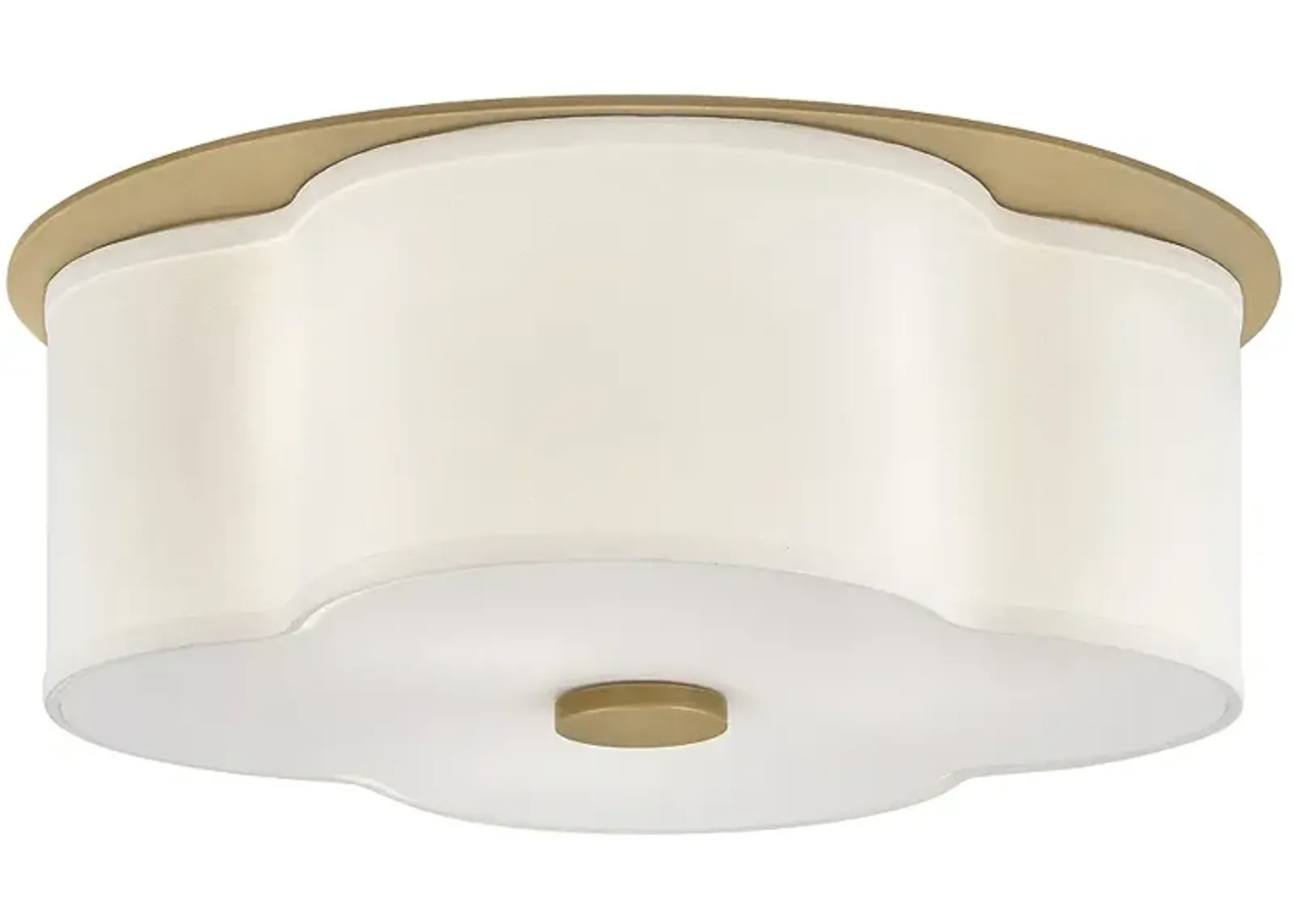 Hinkley Foyer Delaney Medium Flush Mount Heritage Brass